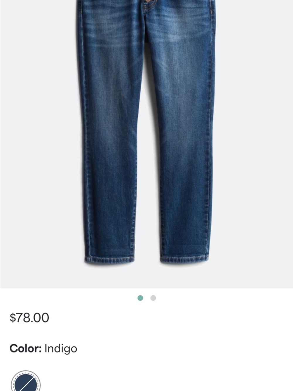 Prosperity Alexis Front Button Boyfriend Jeans